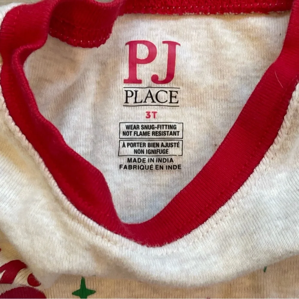 The Children’s Place | Milk And Cookies Snug Fit Cotton Pajamas | Size: 3T